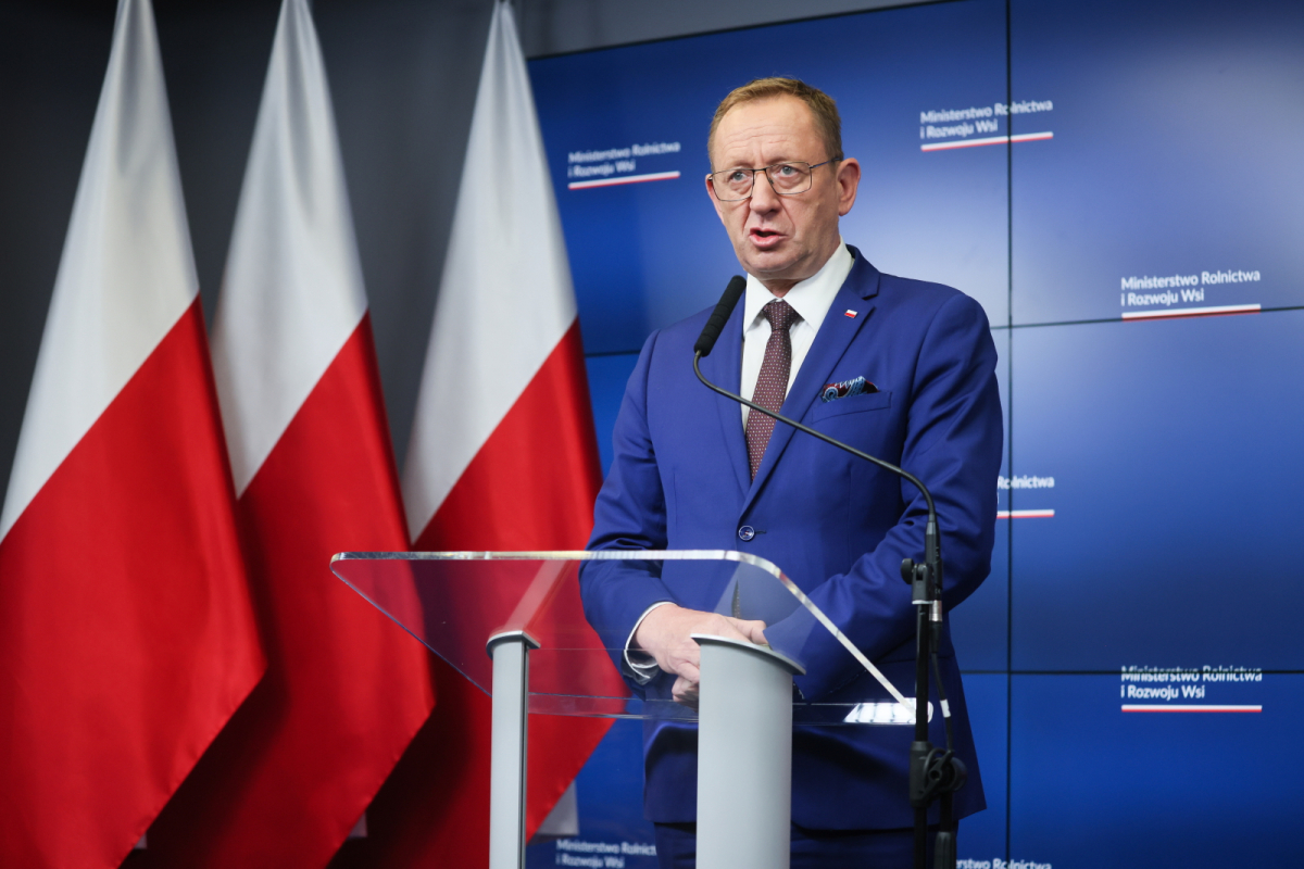 Robert Telus, szef resortu rolnictwa