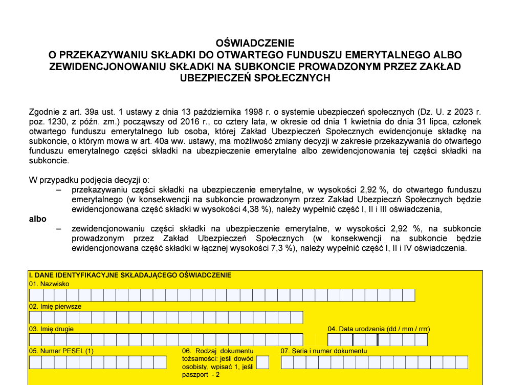 Formularz ZUS-US-OFE-03