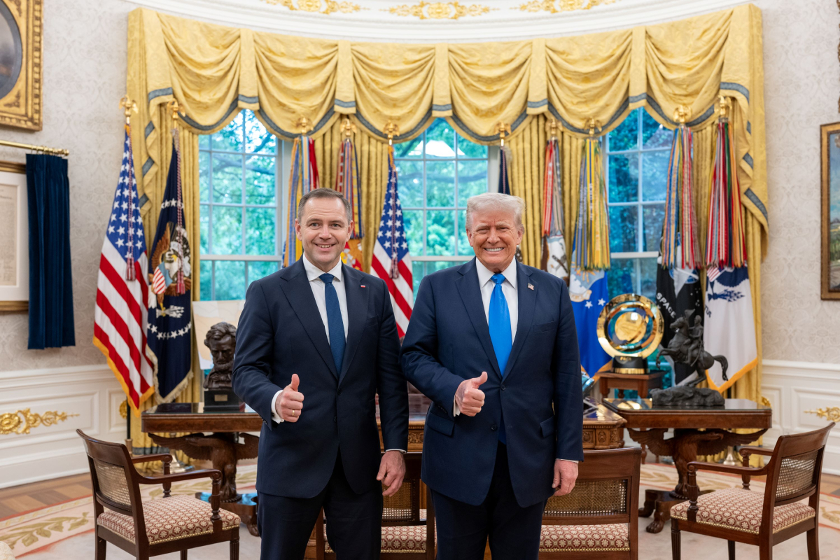 Spotkanie Donalda Trumpa z Karolem Nawrockim 1 maja 2025 r. Biały Dom, Waszyngton