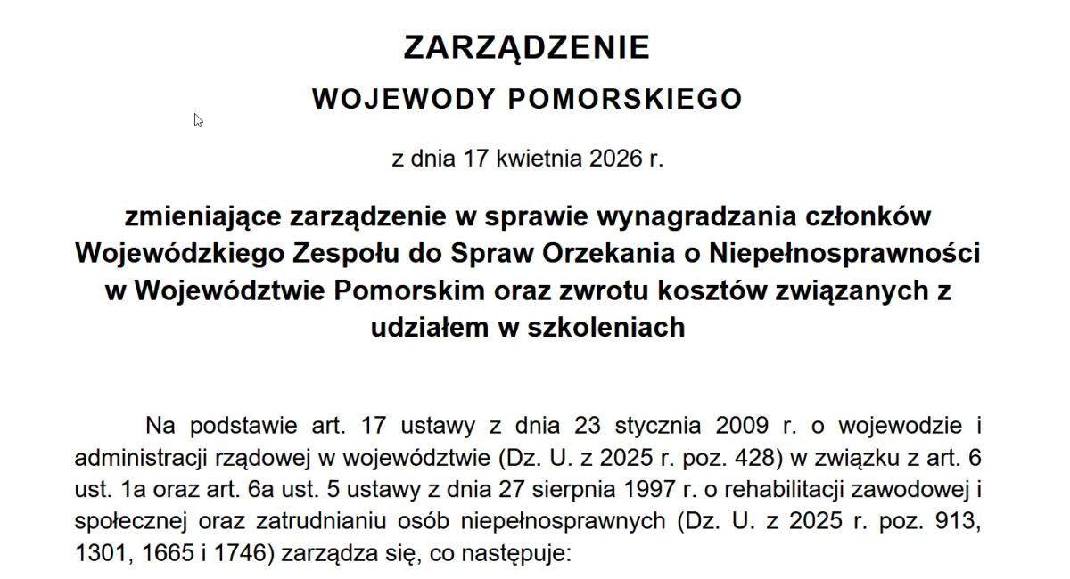 WZON: Rząd właśnie obniża koszty świadczenia wspierającego. Zabiera 10%-18% wynagrodzeń