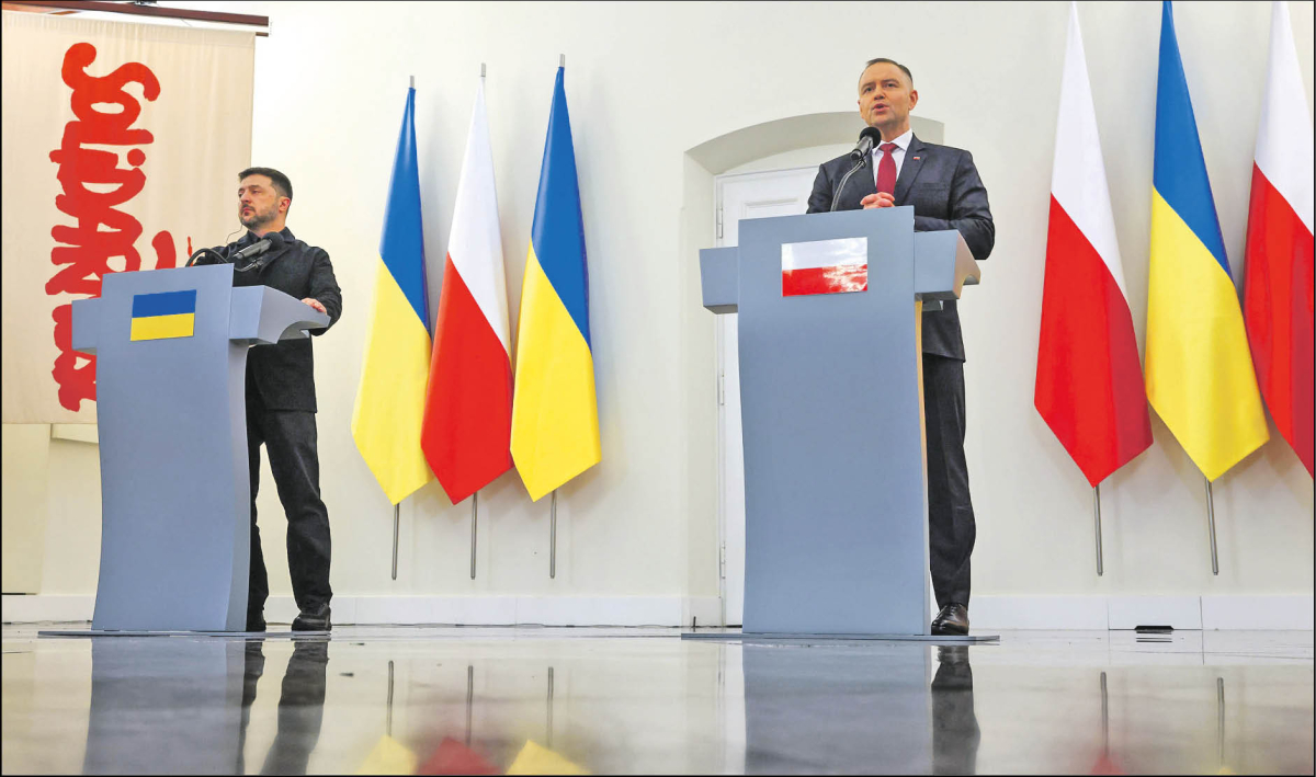 Wołodymyr Zełenski u Karola Nawrockiego, grudzień 2025 r.
