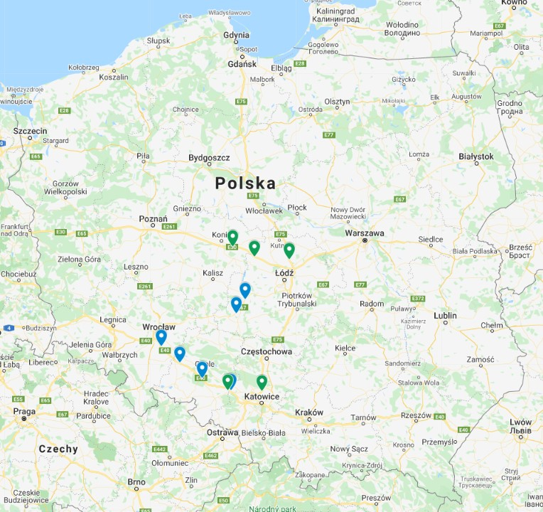 Ładowarki GreenWay przy autostradach A1, A2 i A4
