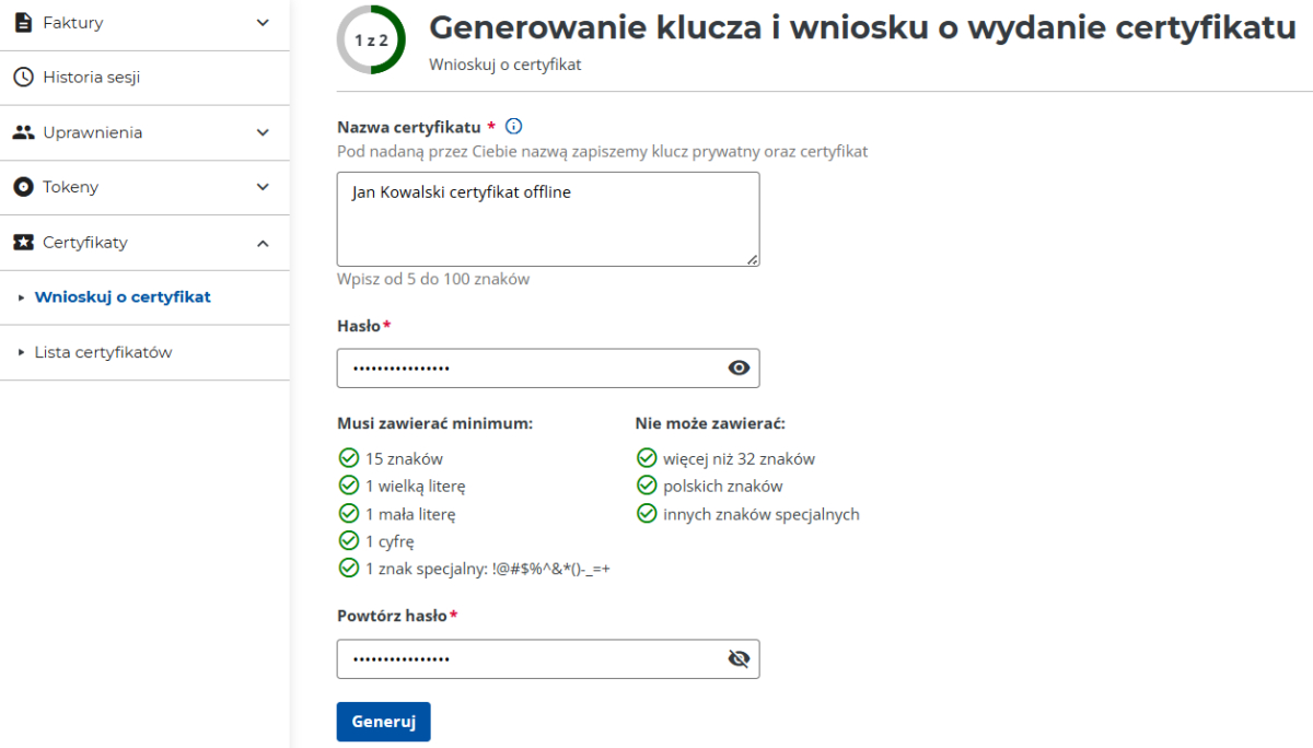 Wybór przeznaczenia certyfikatu w KSeF (uwierzytelniającego i do trybu offline) – jak to zrobić. Techniczny detal czy klucz do bezpieczeństwa fakturowania?