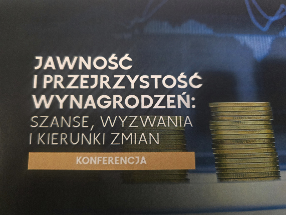 Jawność i przejrzystość wynagrodzeń: konferencja