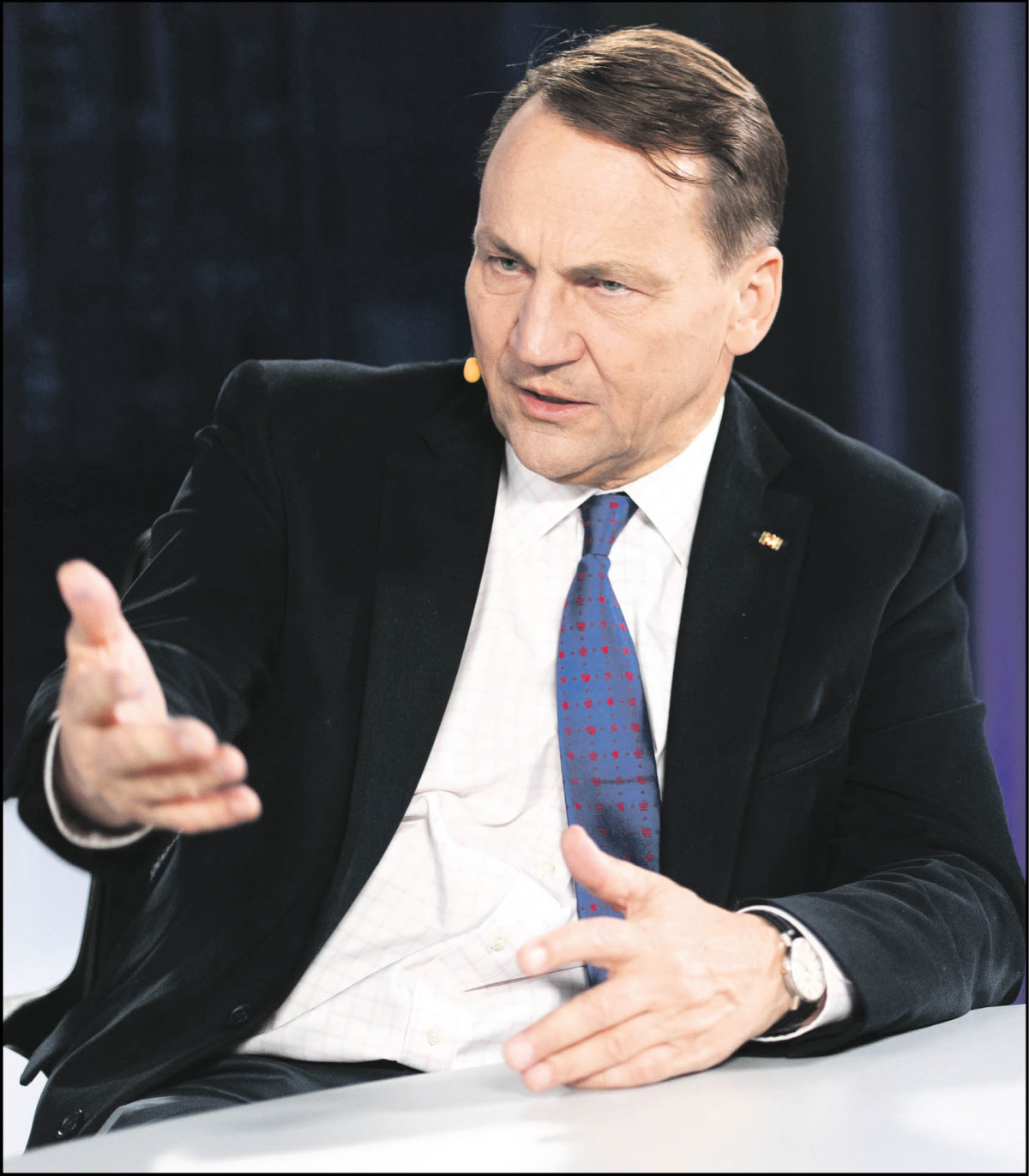Radosław Sikorski, wicepremier, minister spraw zagranicznych