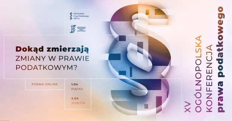 XV Ogólnopolska Konferencja Prawa Podatkowego Online