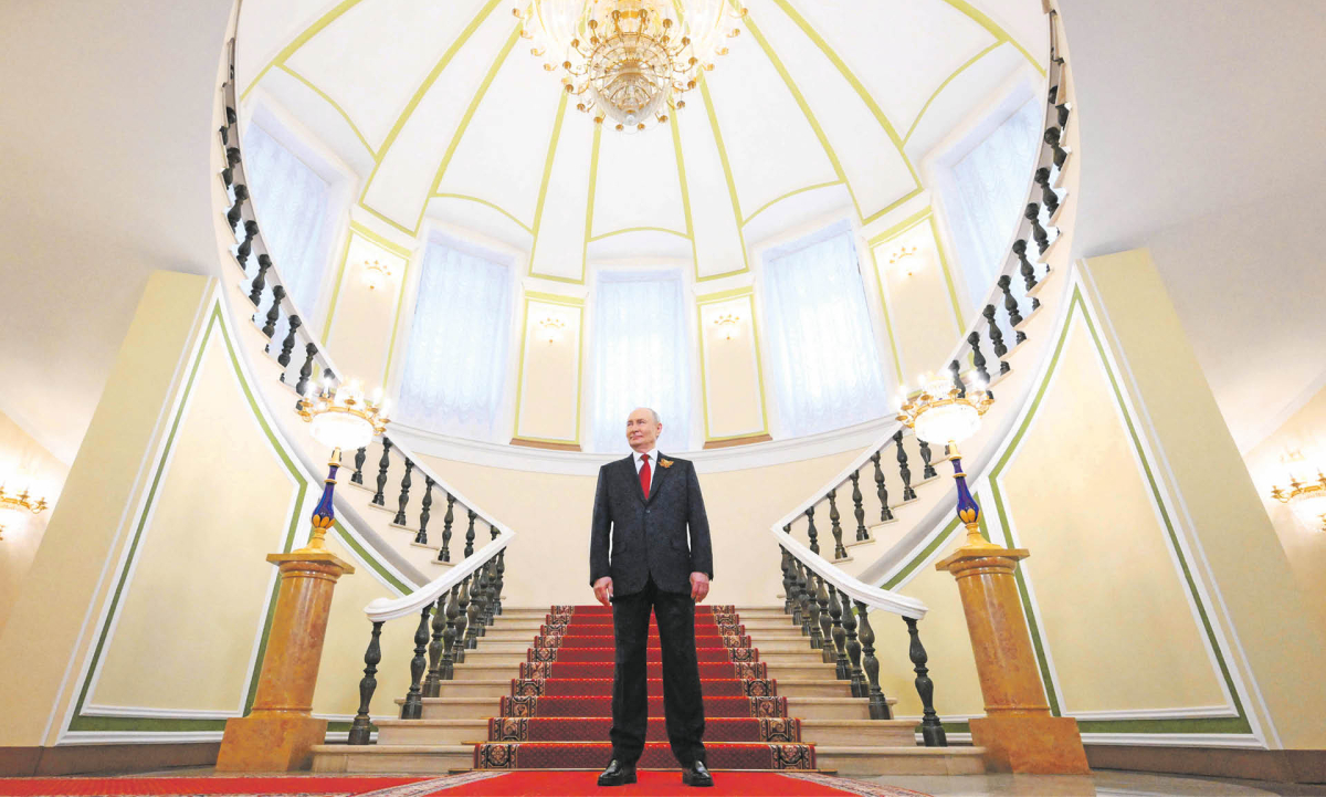 Prezydent Rosji Władimir Putin na Kremlu. Moskwa, 9 maja 2026 r.