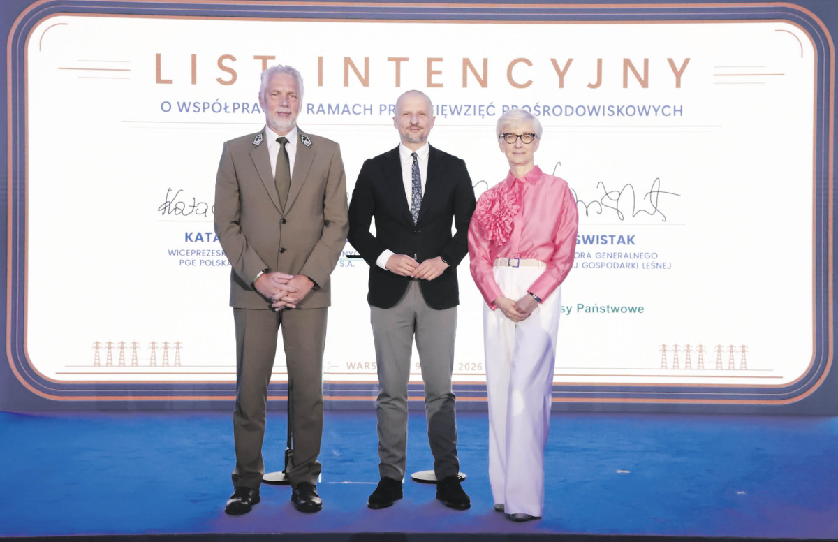 Od lewej: Cezary Świstak, Mikołaj Dorożała, Katarzyna Rozenfeld