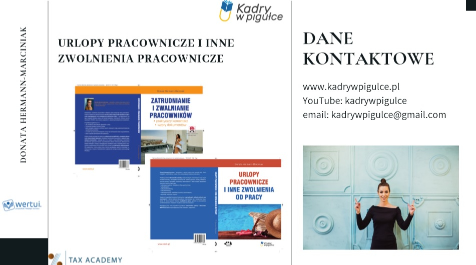 Patronat Urlopy pracownicze i inne zwolnienia od pracy.