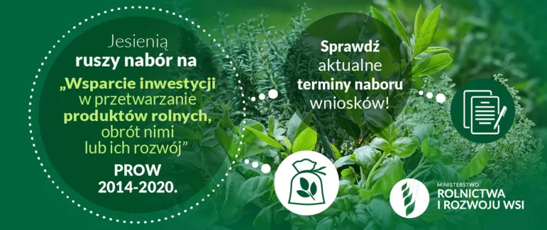 Wsparcie inwestycji w przetwarzanie produktów rolnych, obrót nimi lub ich rozwój