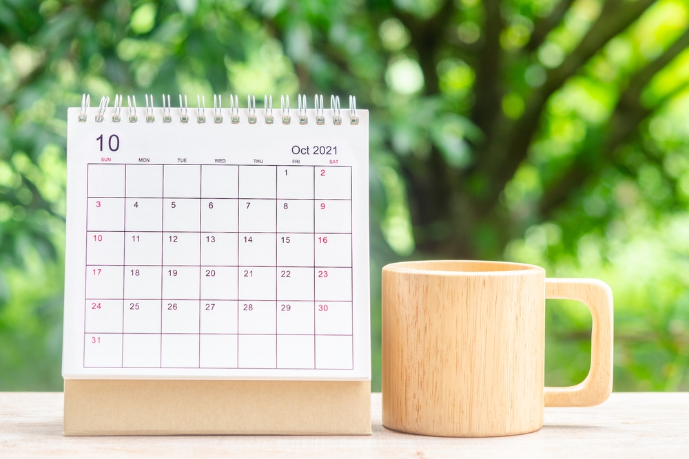 Październik 2021 r. - niedziela handlowa, kalendarz