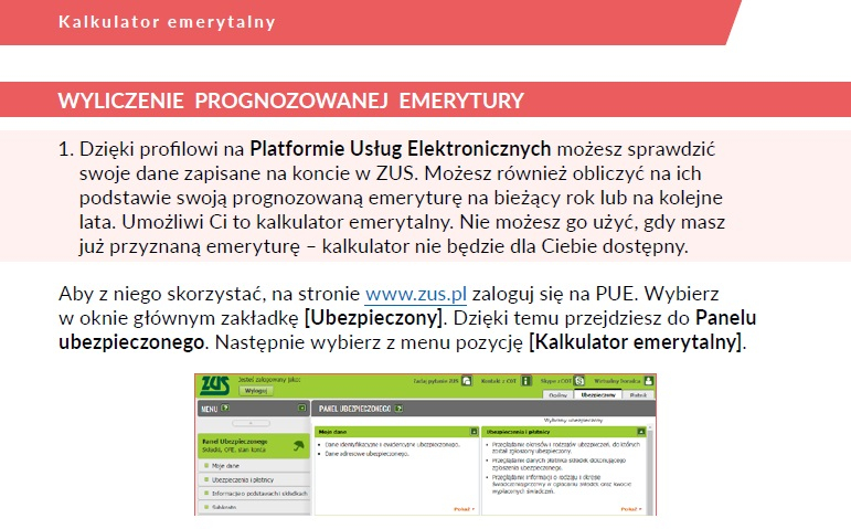 jaka emerytura kalkulator emerytalny zus 2025 instrukcja