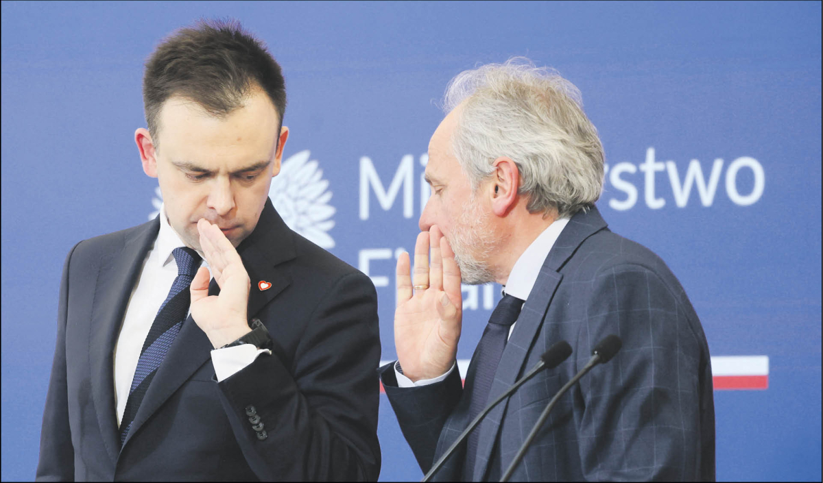 Minister finansów Andrzej Domański i wiceminister Jarosław Neneman