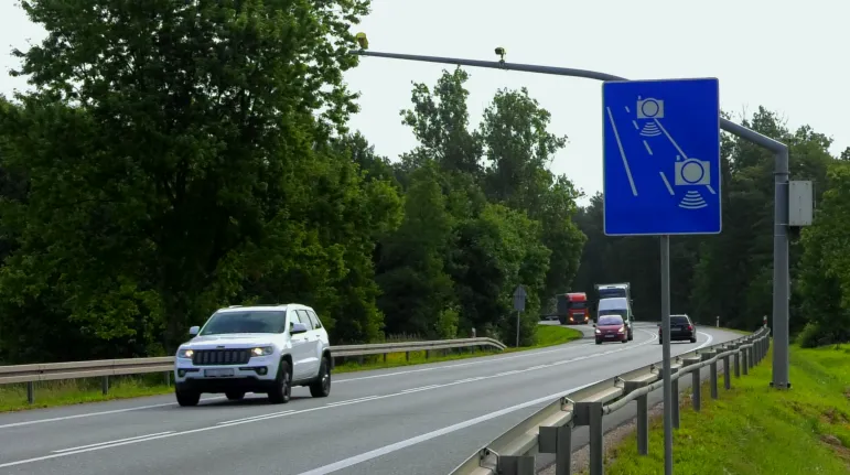 odcinkowy pomiar prędkości, kierowca, mandat, przekroczenie prędkości, Inspekcja Transportu Drogowego