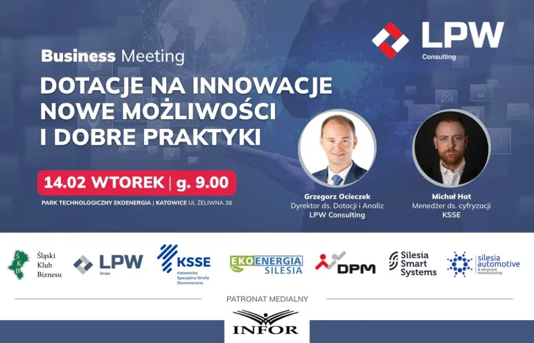 Dotacje na innowacje - konferencja 14 lutego 2023 r. - patronat infor.pl