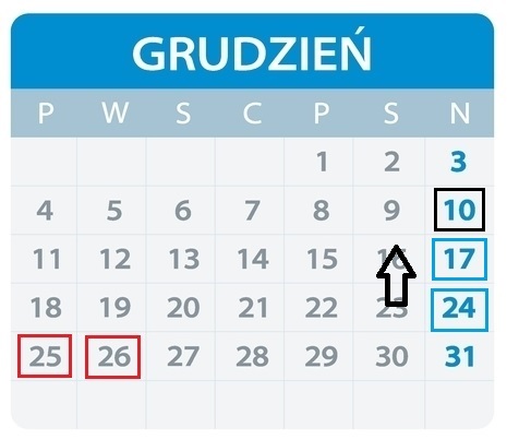 Grudzień 2023 - niedziela handlowa 10 czy 24 grudnia? Przesunięcie, zmiana