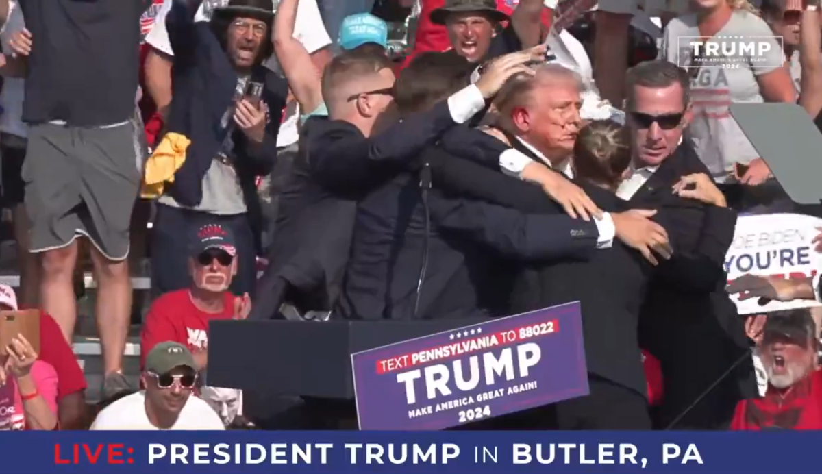 Zamach na Donalda Trumpa na wiecu w Pensylwanii. Jest ranny