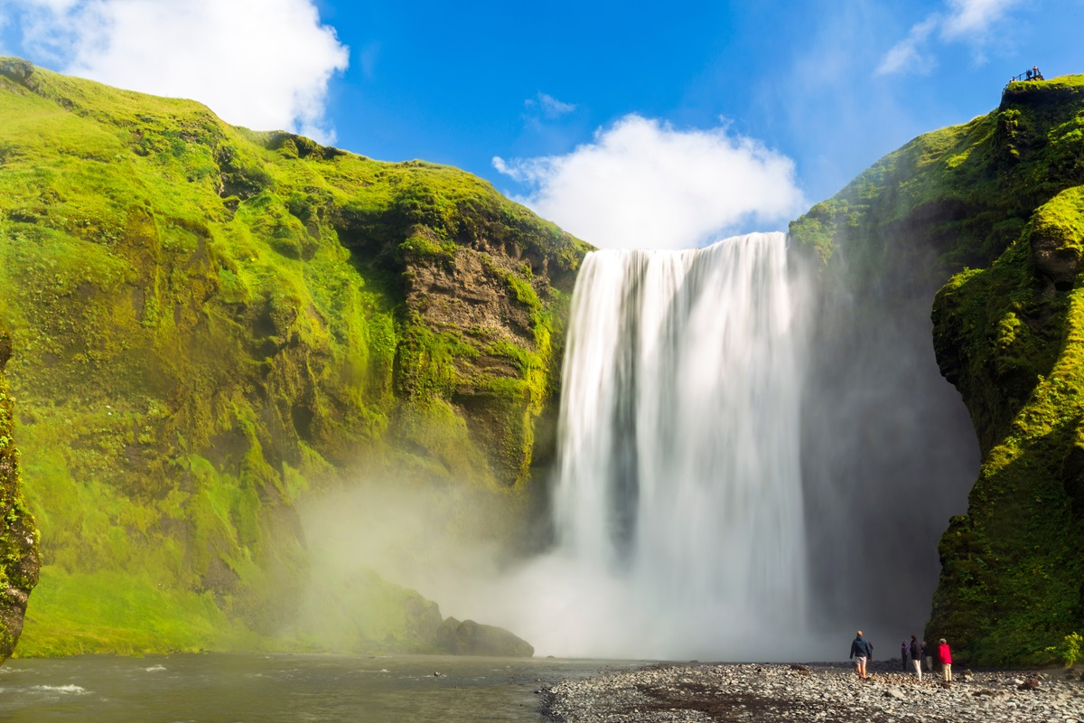 Skógafoss wodospad Islandia