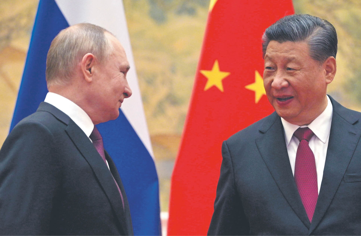 Przywódcy Rosji i Chin: Władimir Putin i Xi Jinping.