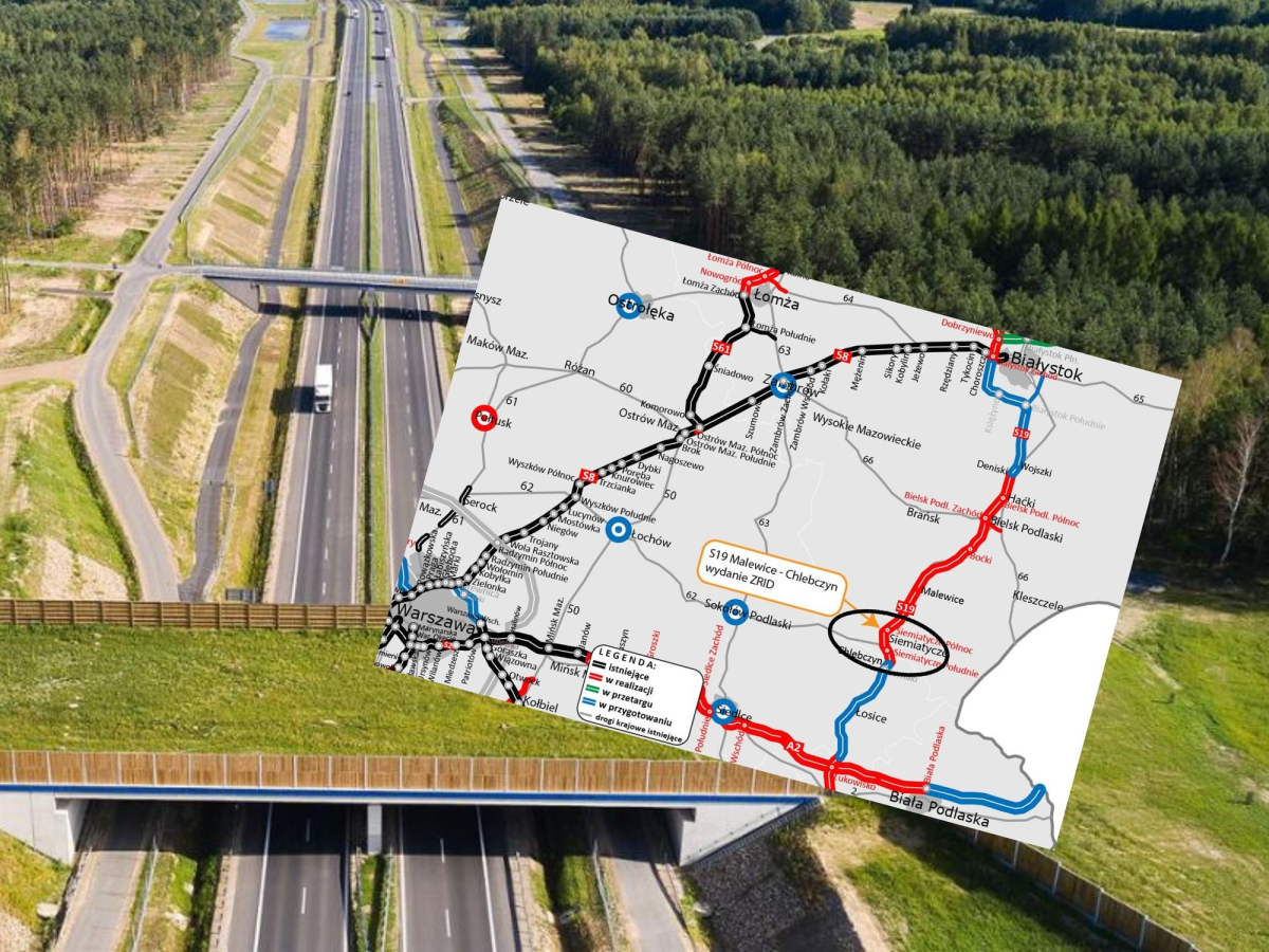 budowa drogi ekspresowej S19, budowa Via Carpatia, budowa S19 Malewice – Chlebczyn