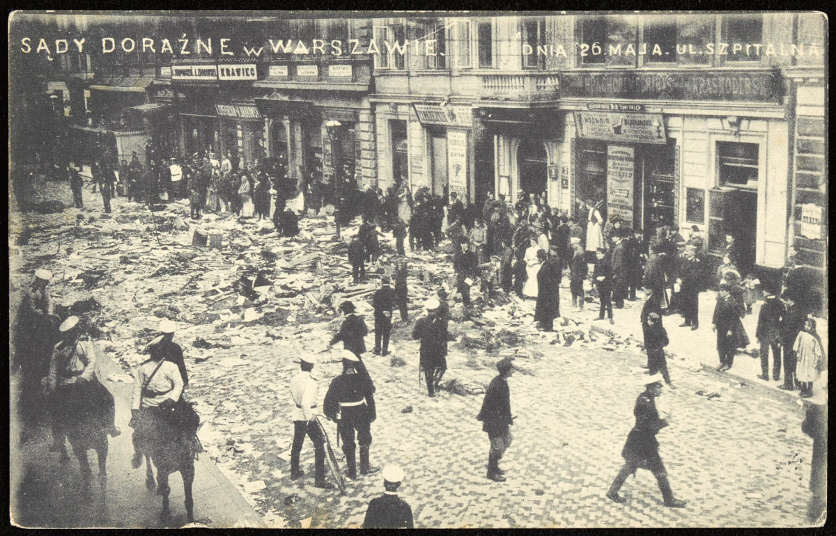 Pogrom alfonsów w Warszawie. Samosądy trwały od 24 maja do 26 maja 1905 r.