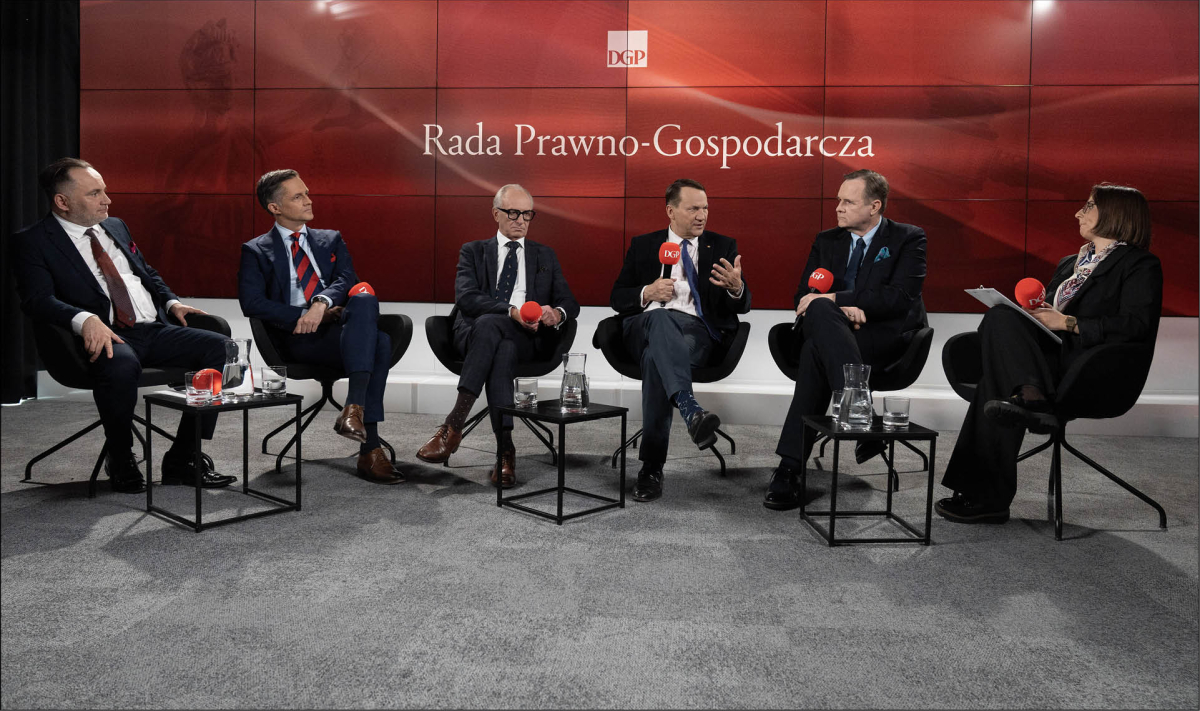 Rada Prawno-Gospodarcza DGP z udziałem wicepremiera Radosława Sikorskiego
