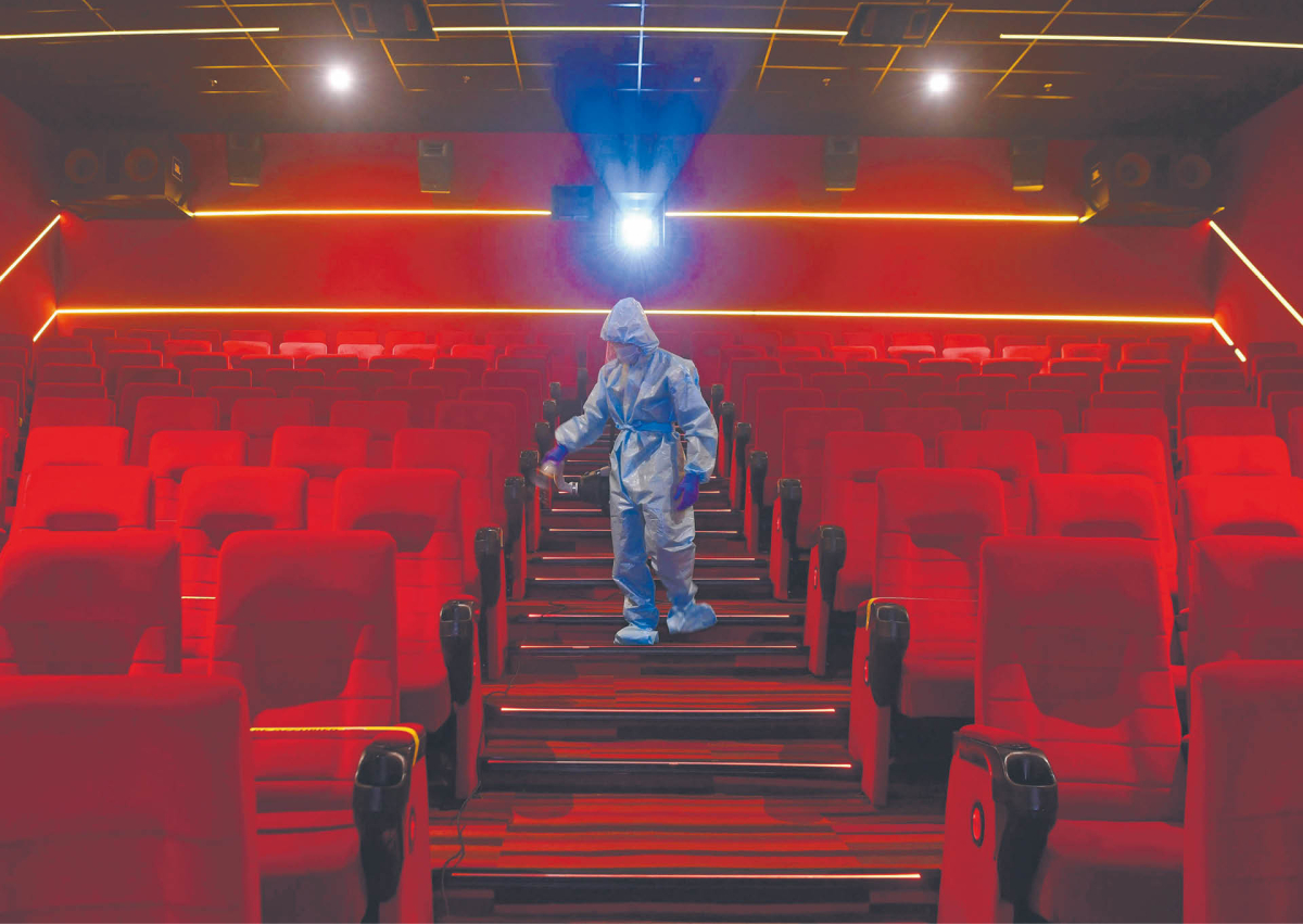 Straty kin i teatrów w czasie pandemii koronawirusa