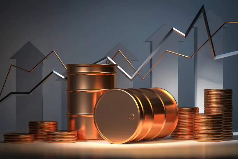 Ropa brent, wti, gaz ziemny, złoto - cena, kurs