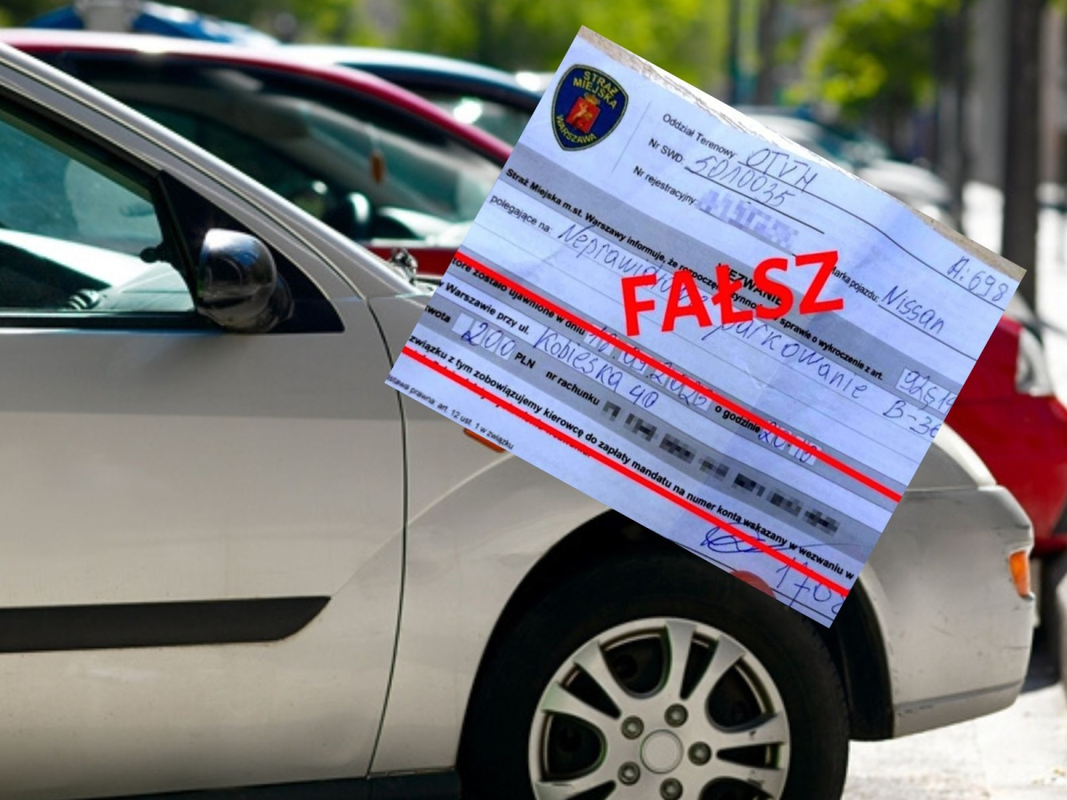 fałszywy mandat od straży miejskiej, jak wygląda fałszywy mandat od straży miejskiej, fałszywy mandat od straży miejskiej w Warszawie, oszustwo na mandat od straży miejskiej
