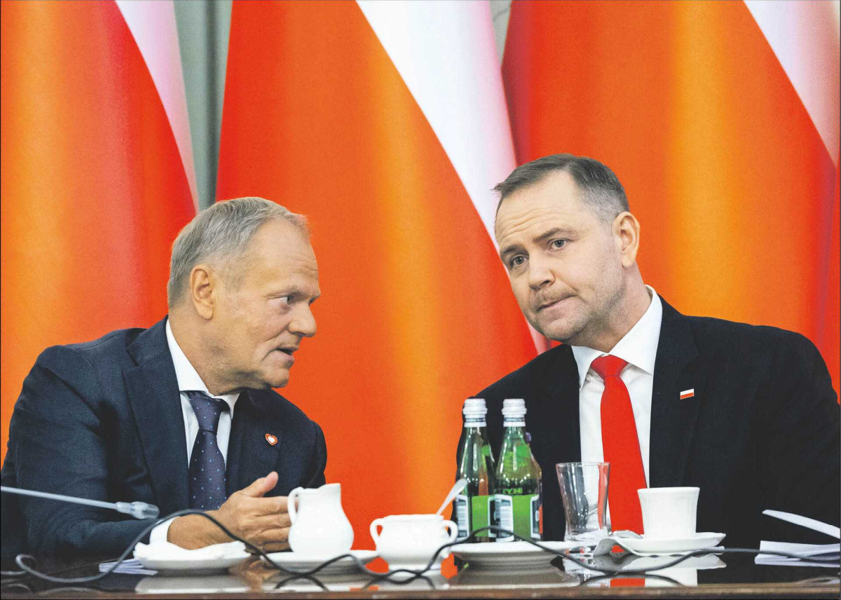 Premier Donald Tusk i prezydent Karol Nawrocki nie zgadzają się w kwestii budżetu