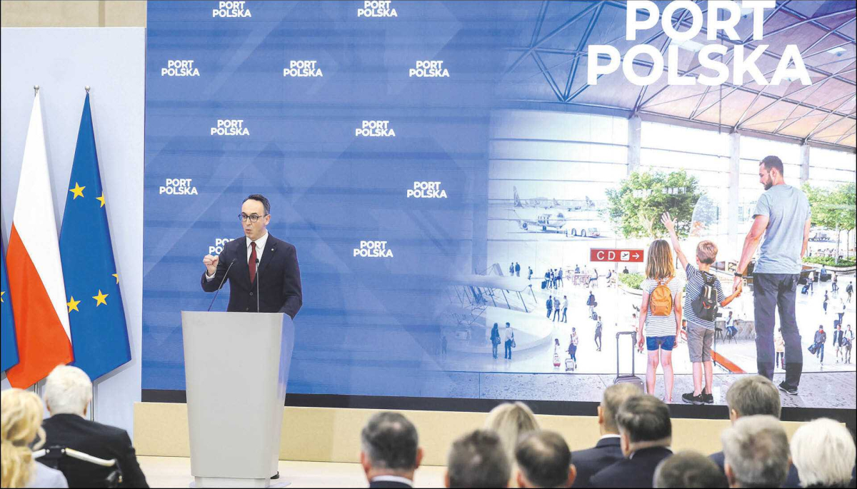 Budowa „Portu Polska”, za którą jest odpowiedzialna spółka CPK, ma się zakończyć w 2032 r.
