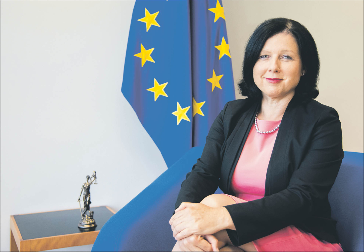 Věra Jourová, była wiceprzewodnicząca Komisji Europejskiej ds. wartości i przejrzystości