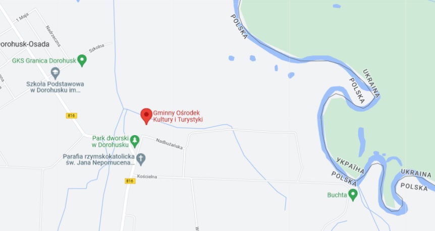 Pałac Suchodolskich Gminny Ośrodek Kultury i Turystyki, ul. Parkowa 5, 22-175 Dorohusk – mapa