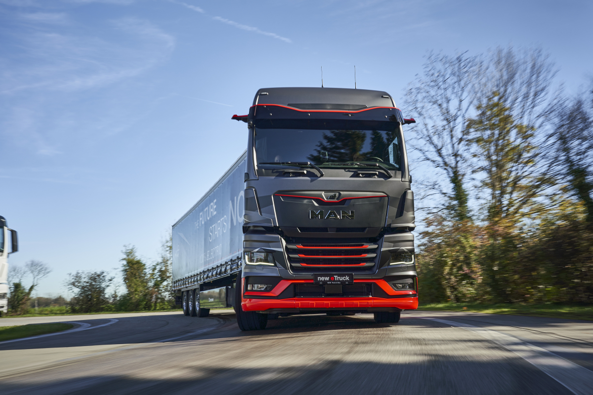 Elektryczna ciężarówka MAN, MAN eTruck, MAN eTGX, MAN eTGS, elektryczna ciężarówka