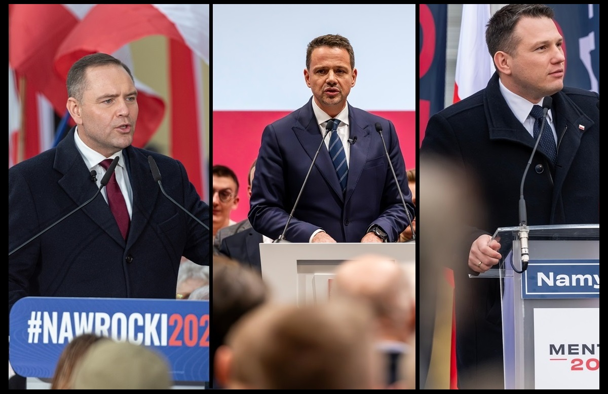 Najnowszy sondaż prezydencki 2025 nowe wyniki kandydatów na prezydenta, marzec, WP, Opinia24, CBOS