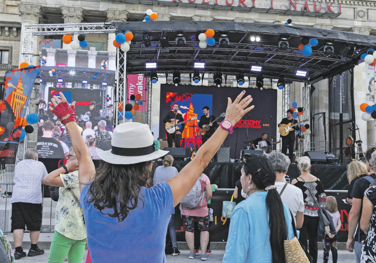 Impreza z okazji 70. rocznicy oddania do użytku Pałacu Kultury i Nauki. Warszawa, 22 lipca 2025 r.