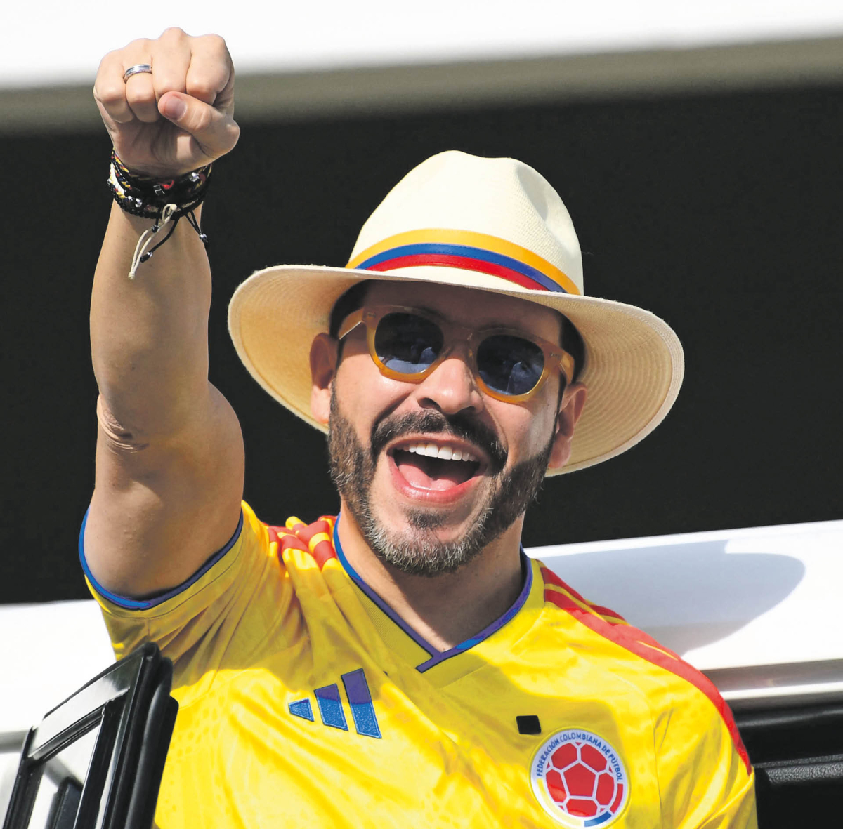 Abelardo Gabriel de la Espriella Otero, zwycięzca wyborów prezydenckich w Kolumbii. Barranquilla,  21 czerwca 2026 r.