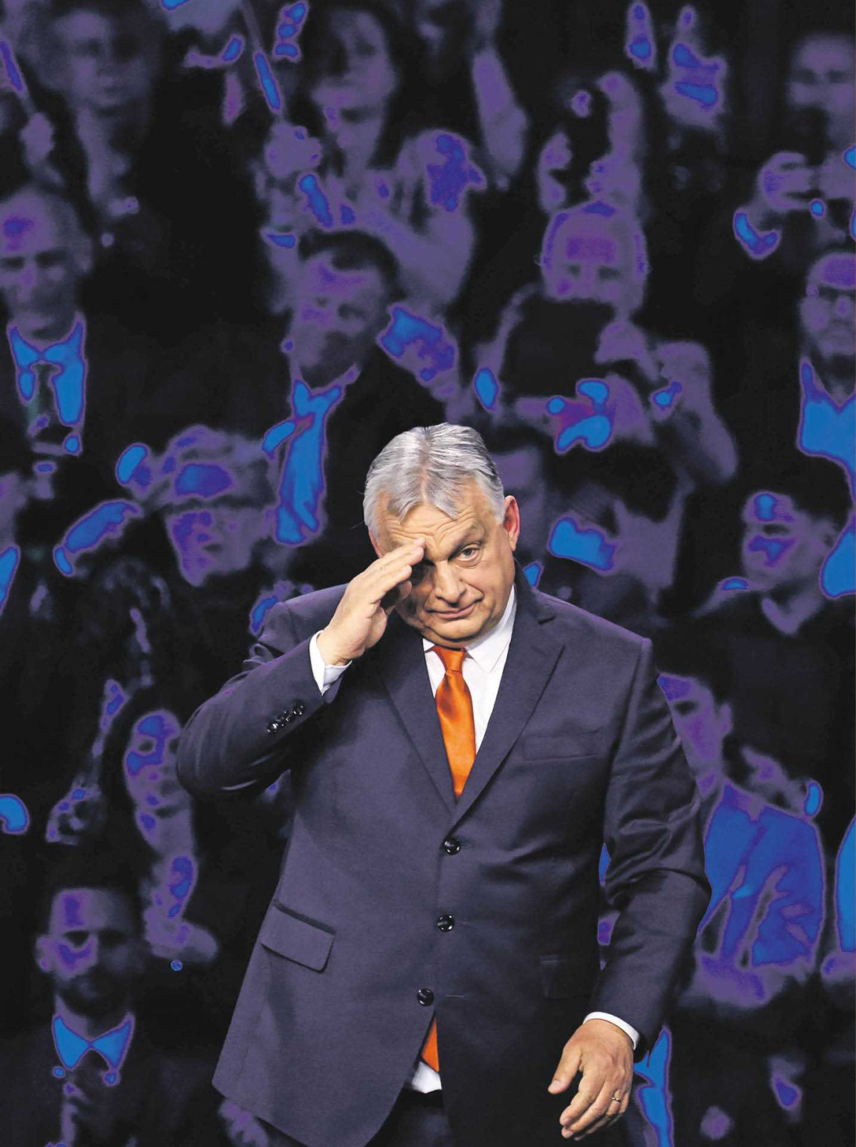 Viktor Orbán na wiecu w czasie wizyty wiceprezydenta USA J.D. Vance’a w Budapeszcie. 7 kwietnia 2026 r.