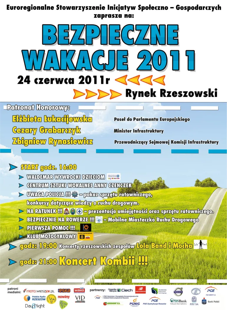 Program imprezy, która odbędzie się 24 czerwca 2011 roku.