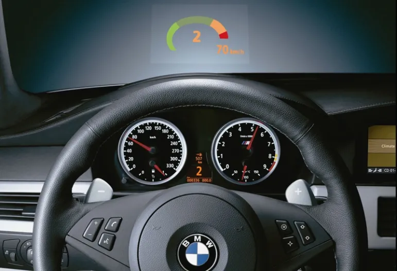 BMW M5 z wyświetlczem HUD