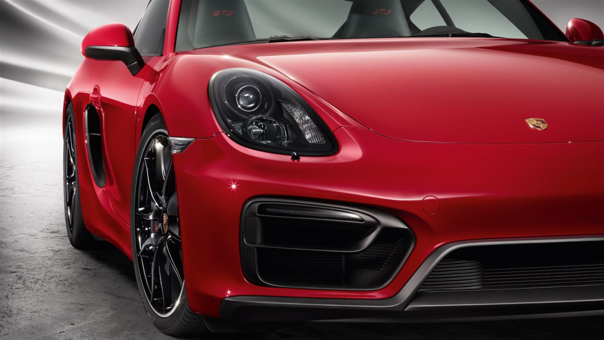 Porsche Cayman GTS 2014 reflektor światła