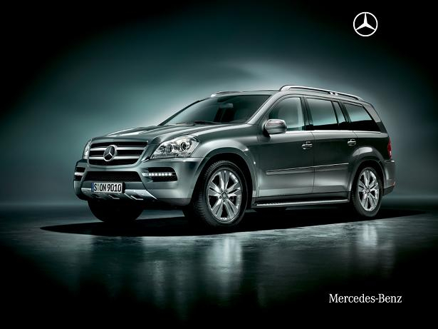 Mercedes-Benz GL zapewni Justynie Kowalczyk bezpieczną podróż w komfortowych warunkach. Fot. Mercedes