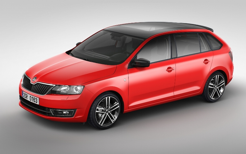 Skoda Rapid Spaceback to hatchback dysponujący bagażnikiem o pojemności 415 litrów. 