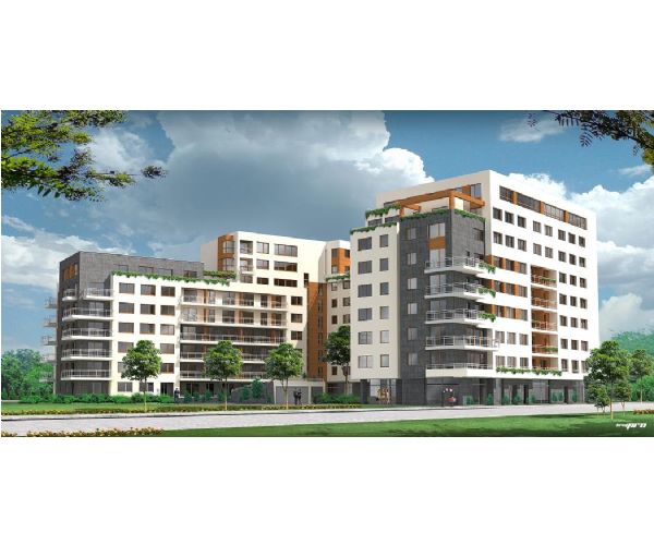 Apartamenty przy Krasińskiego powstaną przy skrzyżowaniu ulic Przasnyskiej i Krasińskiego, w zacisznym zakątku Żoliborza Południowego. Fot. materiały prasowe