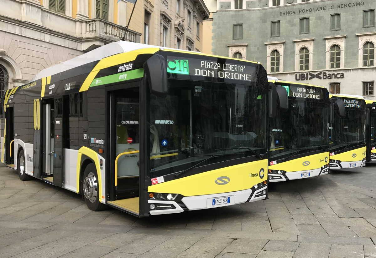 12 elektrycznych Solarisów trafiło do Włoch / fot. Solaris