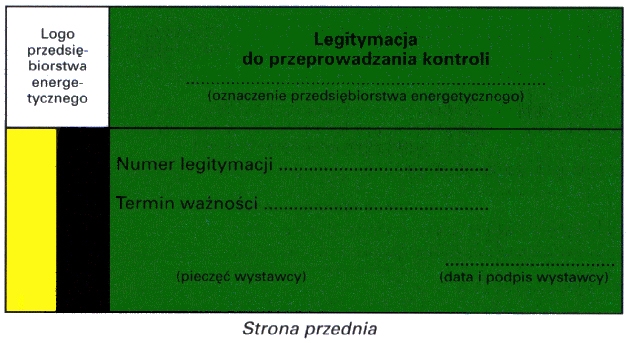 Legitymacja do przeprowadzania kontroli fot. Adam Górski