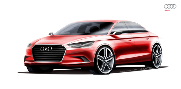 Audi A3 Concept zostanie zaprezentoway na Targach Motoryzacyjnych w Genewie. Fot. Audi