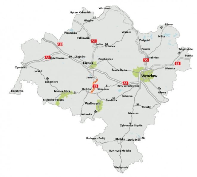GDDKiA podpisała umowę na budowę drogi ekspresowej S3 na odcinku Jawor-Bolków. Kiedy zakończy się realizacja inwestycji?