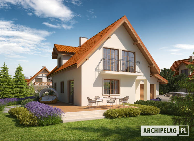 Projekt domu. Fot. Pracownia Projektowa ARCHIPELAG
