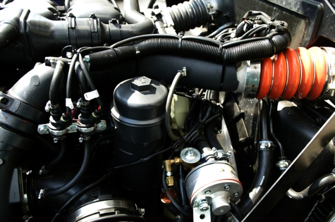W Solaris Diesel Dual Fuel został opracowany system automatycznego dopasowywania się diesla i LPG, czyli autokalibracja.